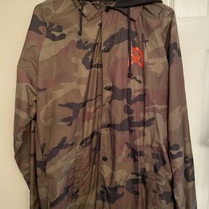 Windbreaker with hood